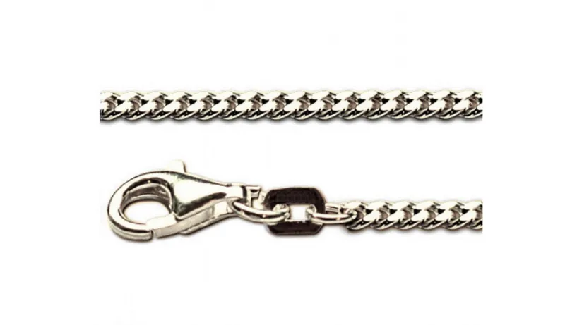 Gourmetcollier Witgoud 14 karaat | Dikte 1.7mm