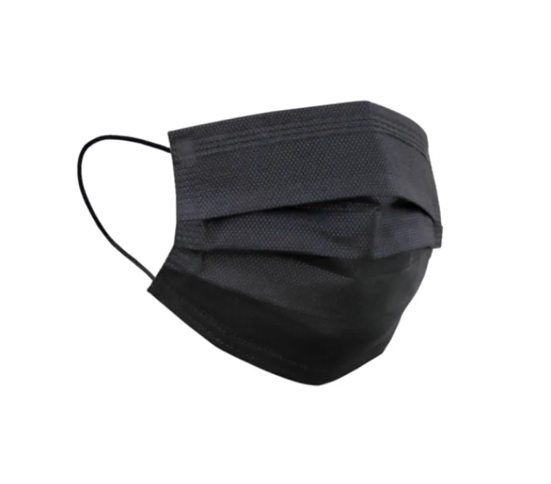 MM03 (Chirurgisch mondmasker zwart)