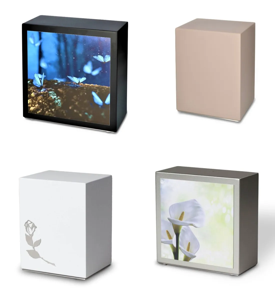 RVS urnen met opdruk