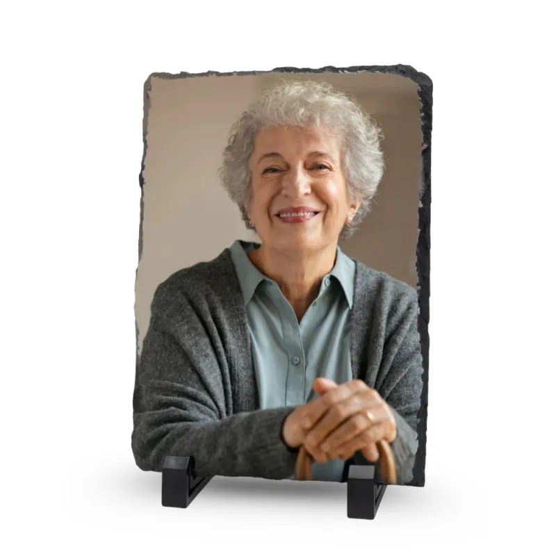 Gedenktegel Rechthoek 15x20 (staand) - Blinkend