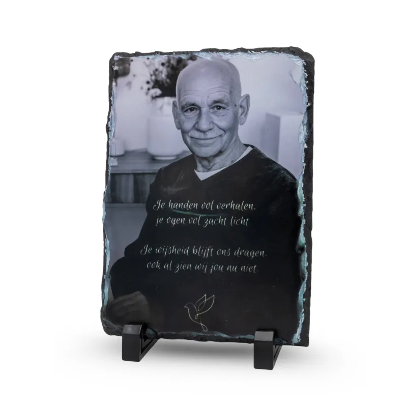 Gedenktegel Rechthoek 15x20 (staand) - Mat