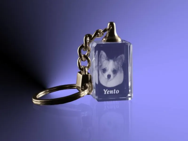 3D-SL01 | Kristalglas | Sleutelhanger