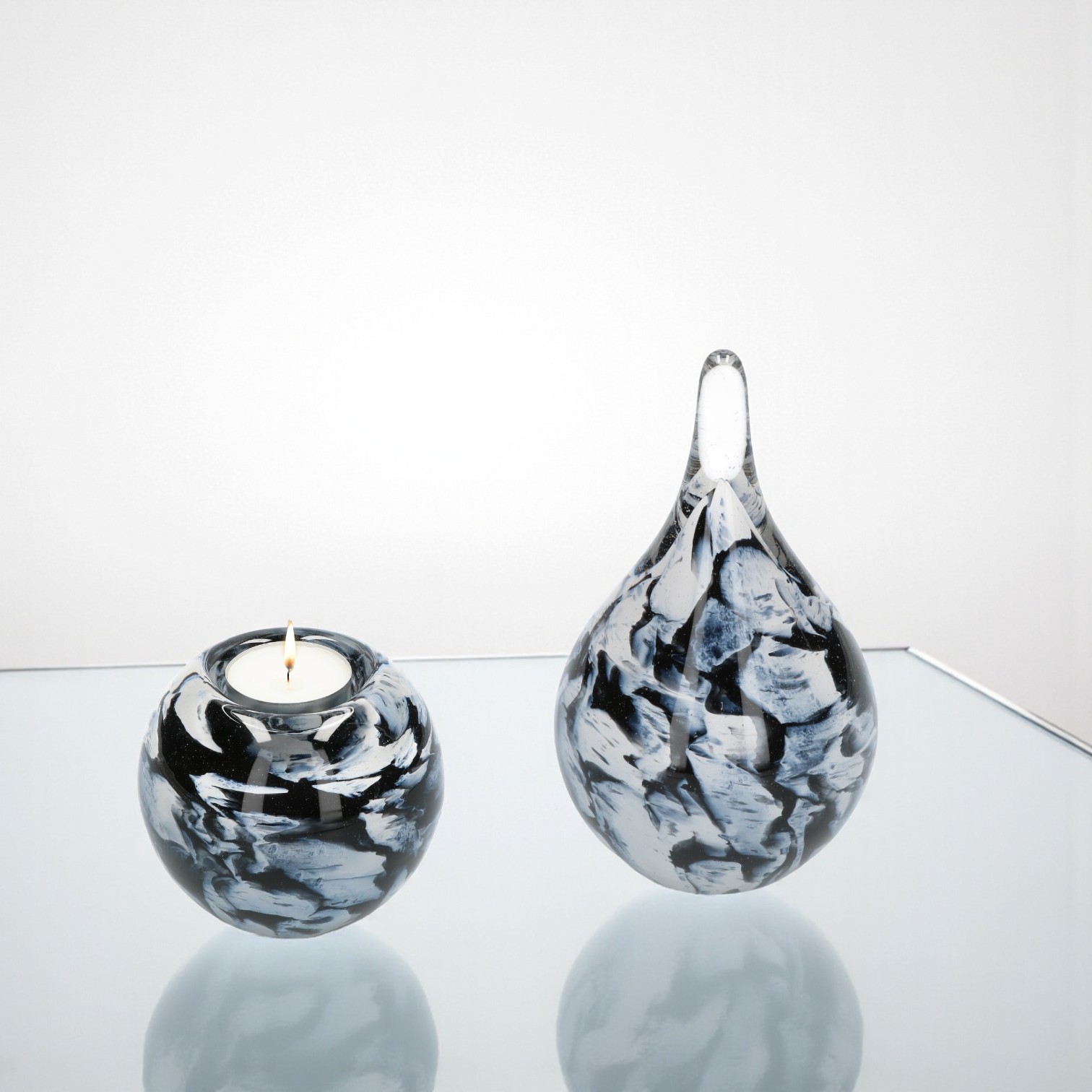 Mini urnen - Kristalglas