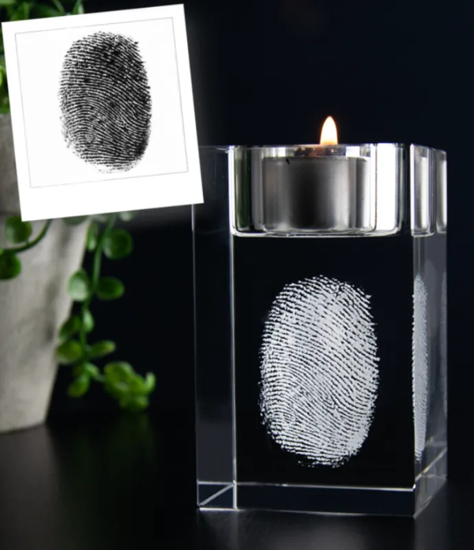 3D-02 | Kristalglas en waxinehouder