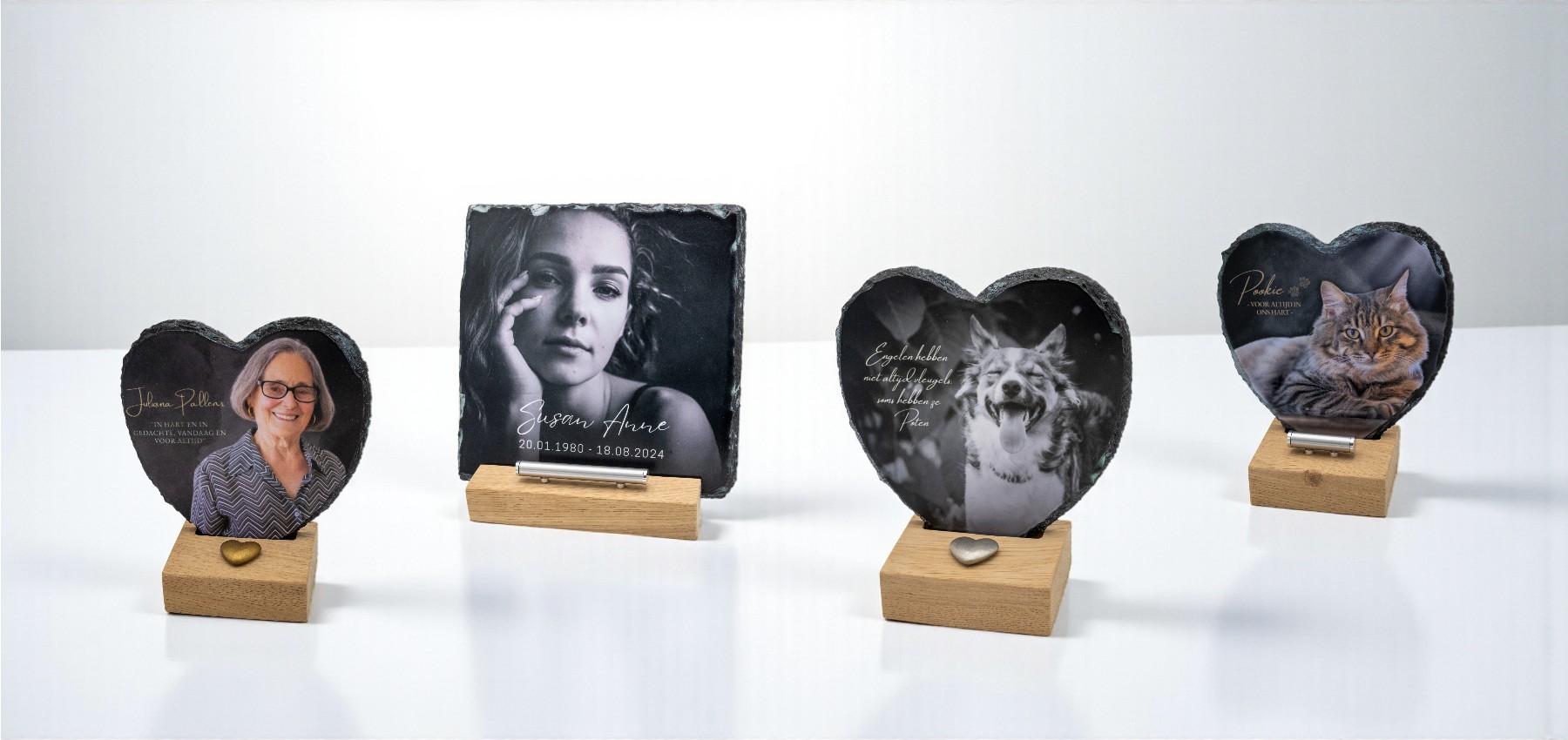 Gedenktegels met ashouder