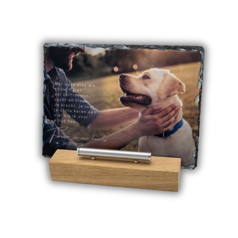 Gedenktegel - Ashouder Rechthoek 15x20 (liggend) - Mat